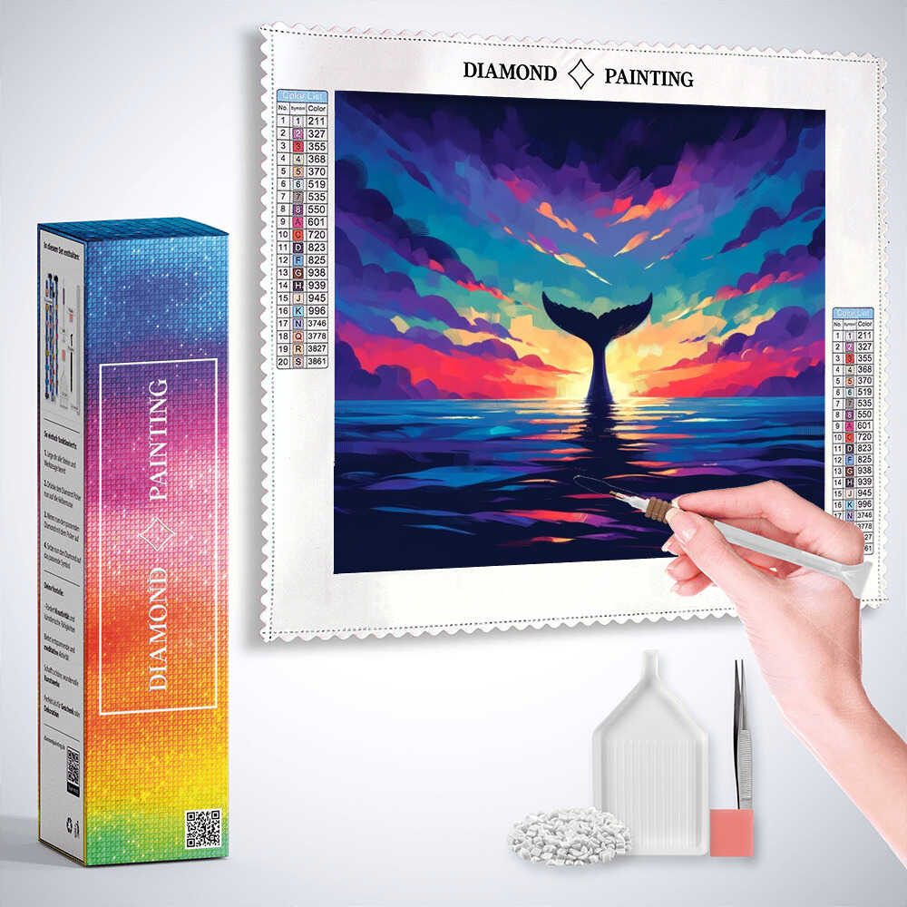 Diamond Painting - Farben des Ozeantraums