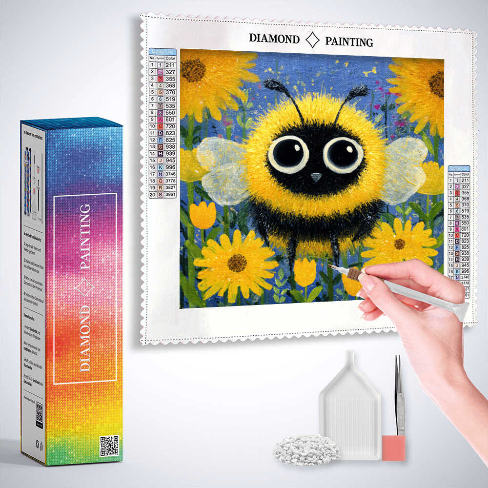 Diamond Painting - Sonnenstrahlen im Summgarten