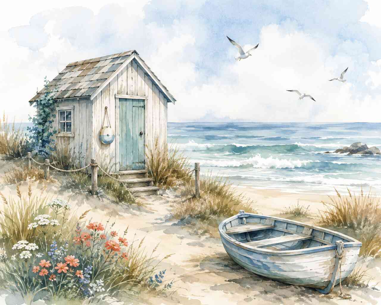 Diamond Painting - Sommerträume am Meer