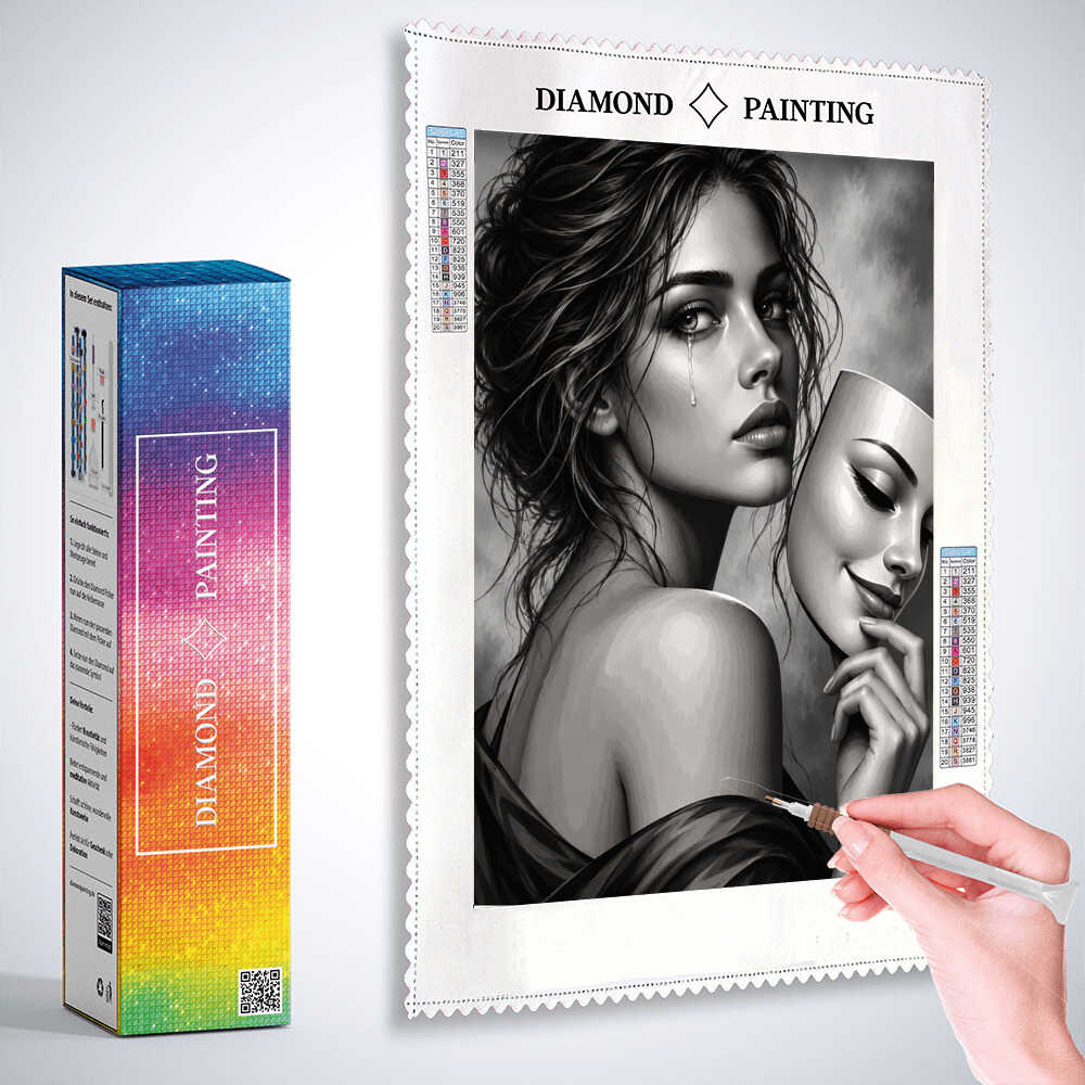 Diamond Painting - Maskenspiel der Gefühle