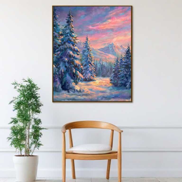 Diamond Painting - Wintermorgenzauber