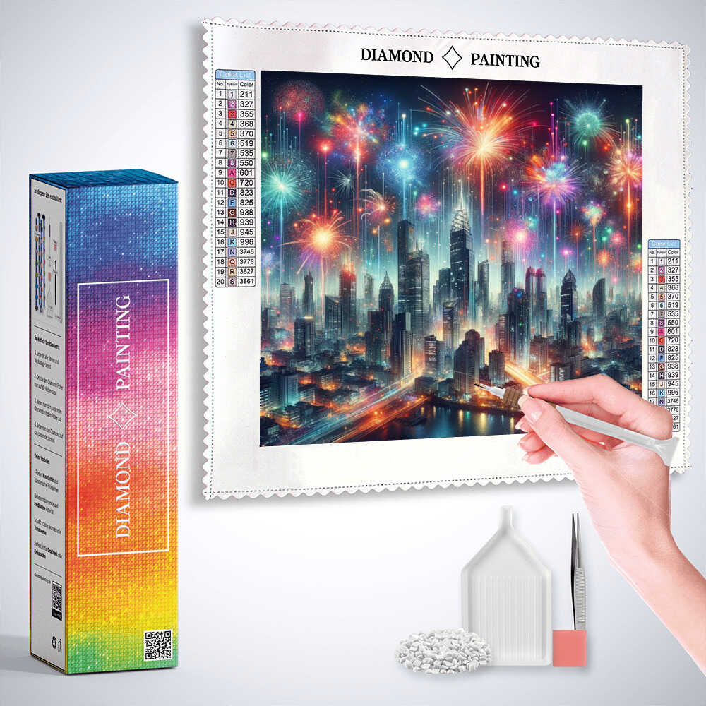 Diamond Painting - Feuerwerk der Gefühle