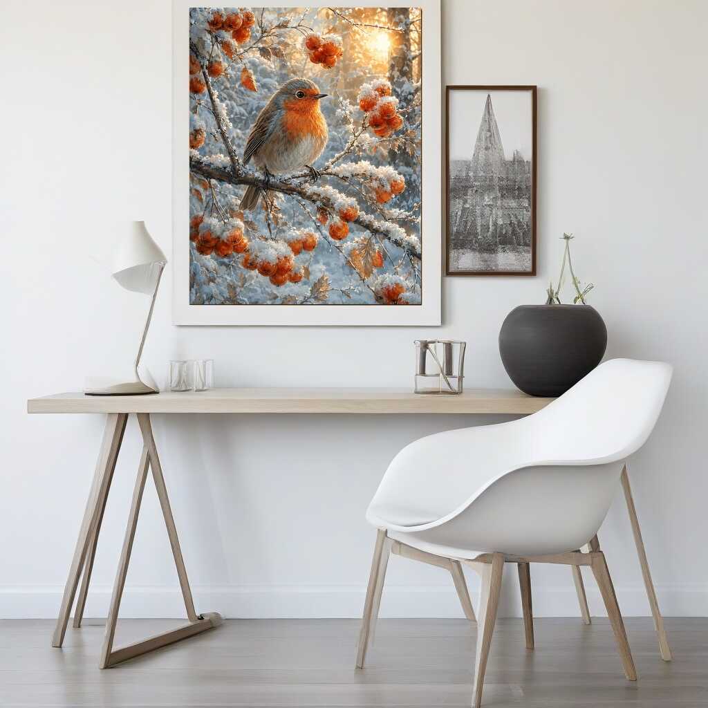 Diamond Painting - Winterzauber der Morgenröte