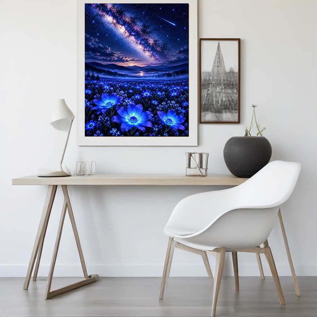 Diamond Painting - Sternenblüten – Magie der Nacht