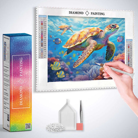 Diamond Painting - Ozeanischer Traumflug