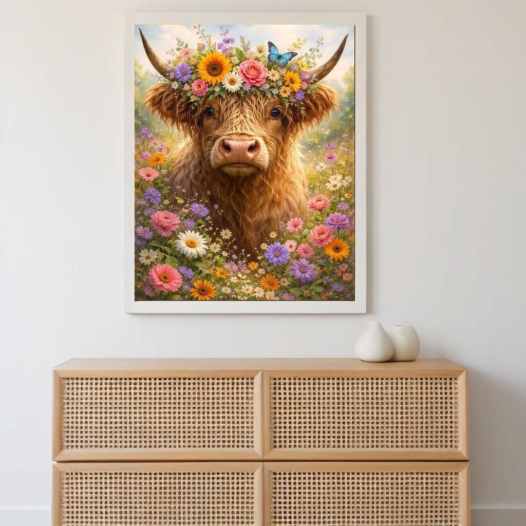 Diamond Painting - Blumenkrone der Harmonie