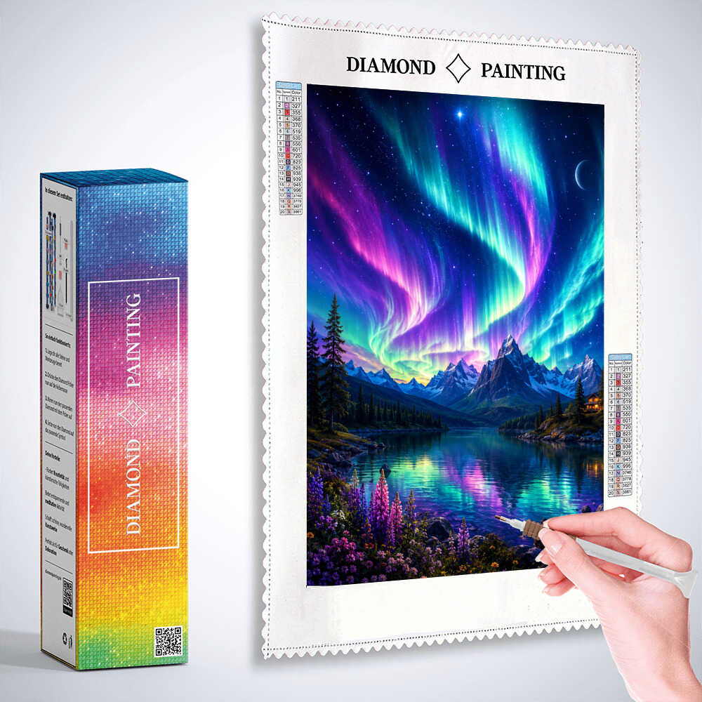 Diamond Painting - Magie der Polarlichter