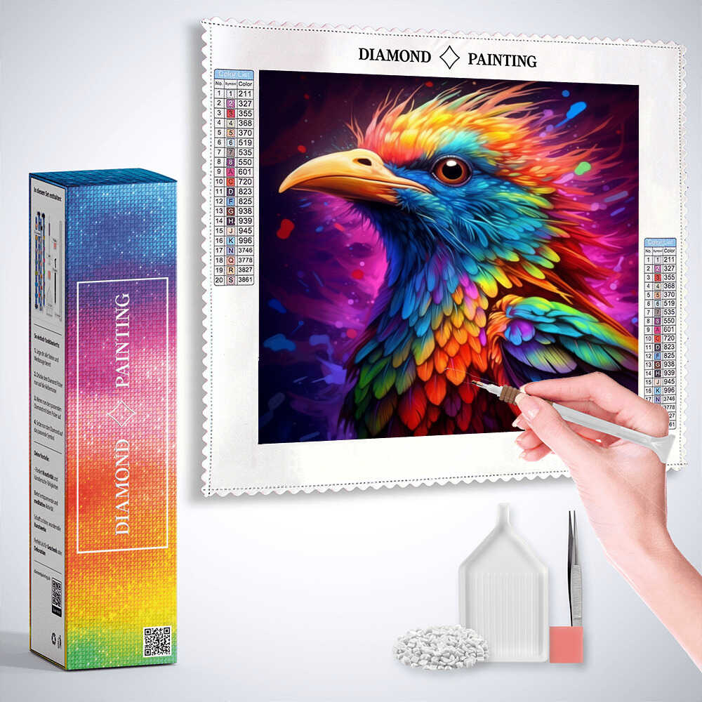 Diamond Painting - Phönix der Farbenpracht