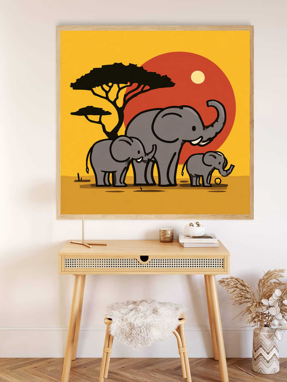 Diamond Painting - Sonnenherz der Savanne