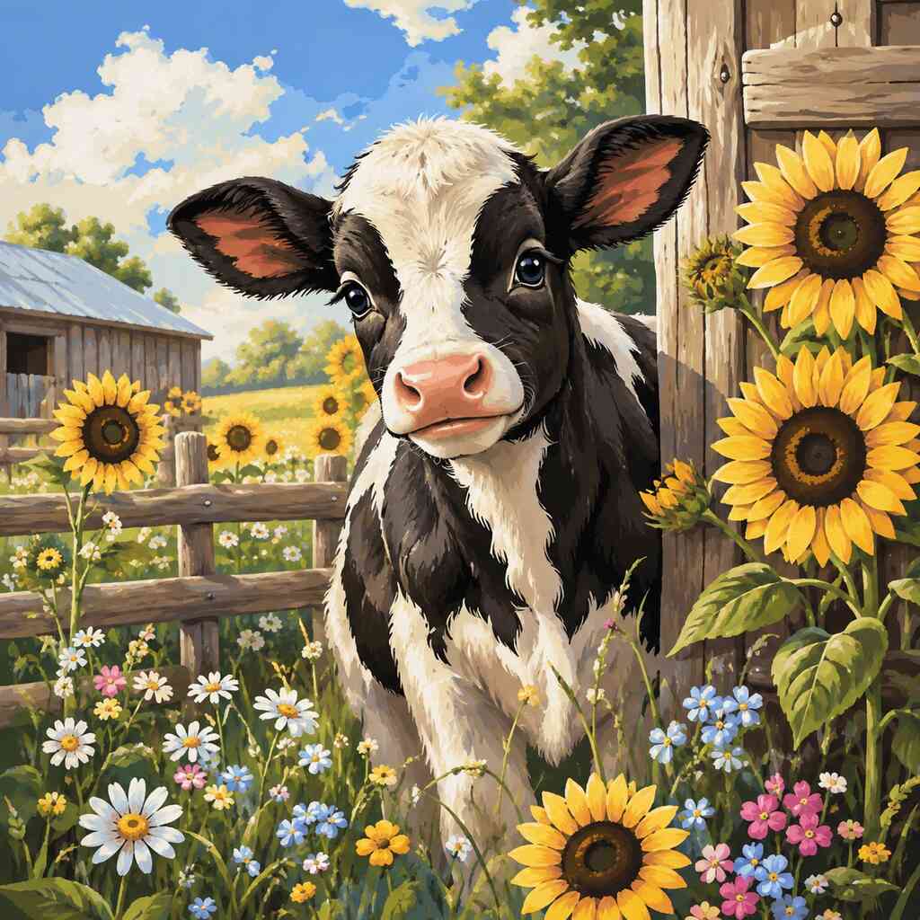 Diamond Painting - Sonnenstrahlen und Heiterkeit