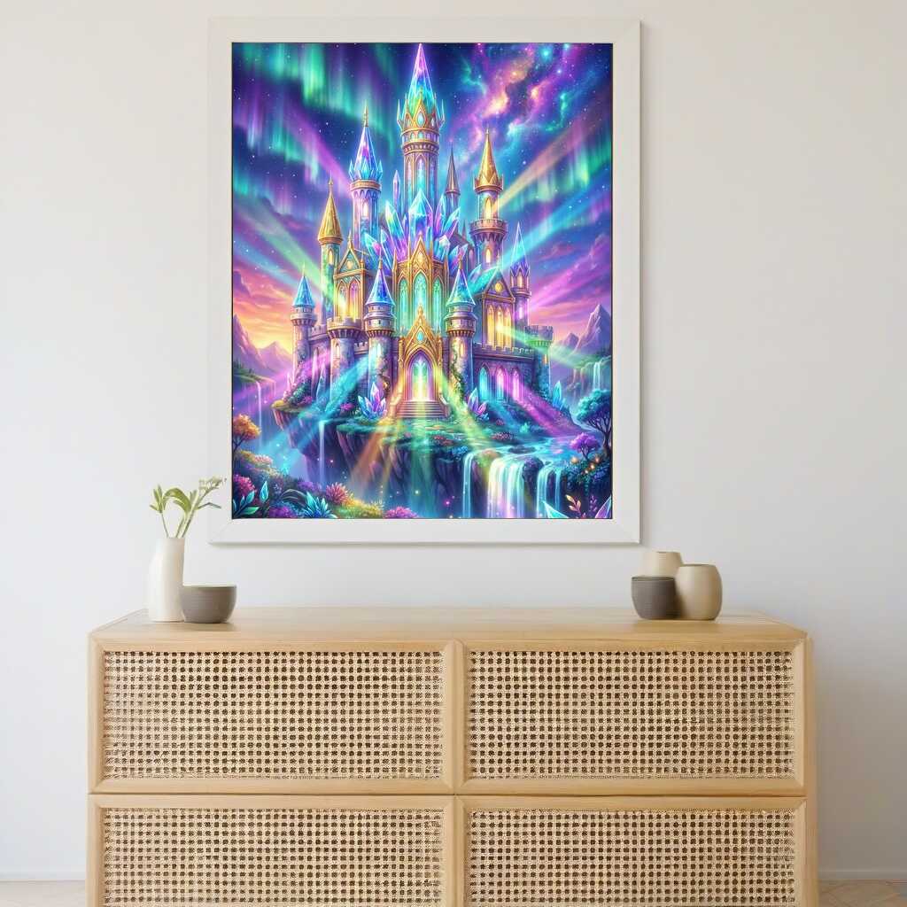 Diamond Painting - Kristallpalast der Träume