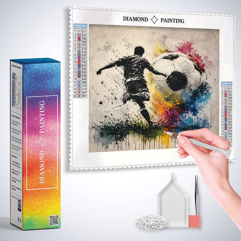 Diamond Painting - Dynamik des Augenblicks