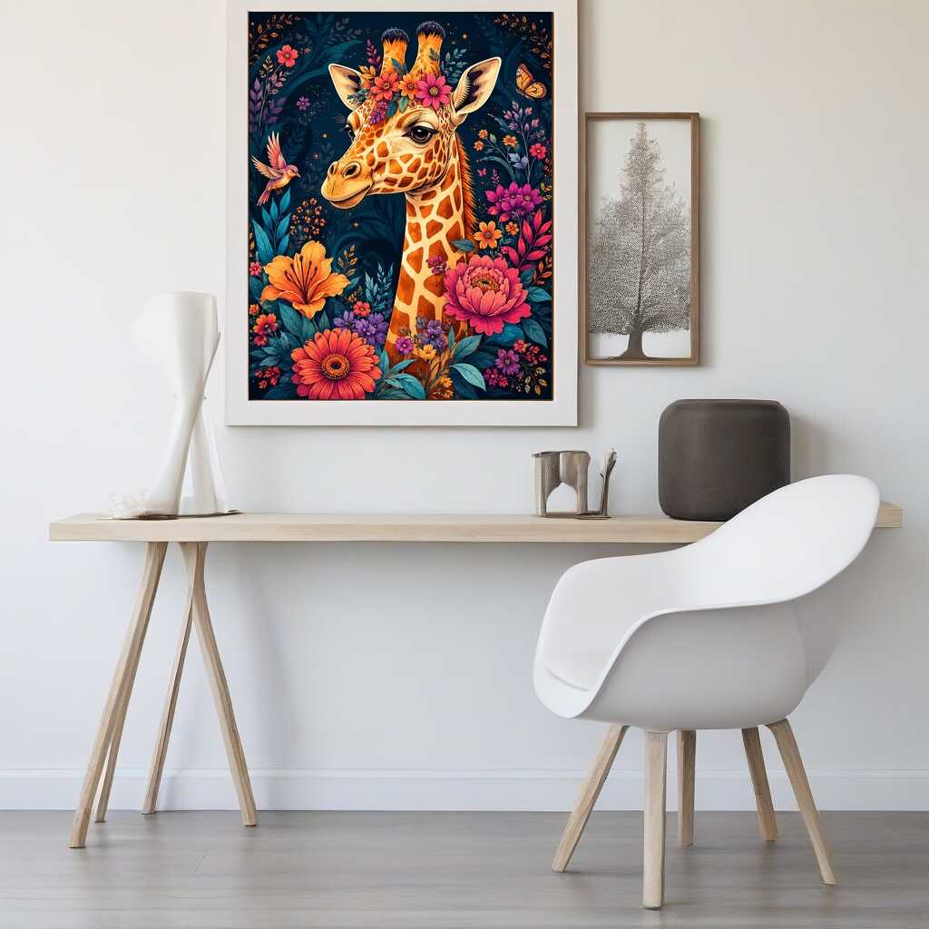 Diamond Painting - Zauberhafter Blütentraum