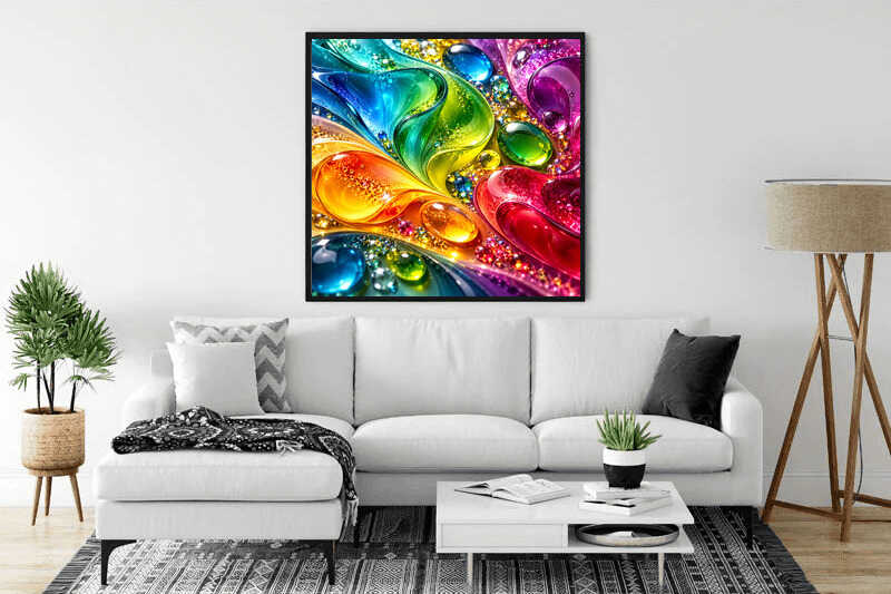 AB Diamond Painting - Bunte Regentropfen Part 2