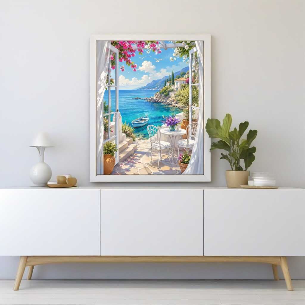 Diamond Painting - Mediterraner Morgenzauber