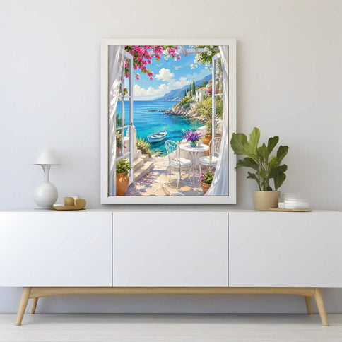 Diamond Painting - Mediterraner Morgenzauber
