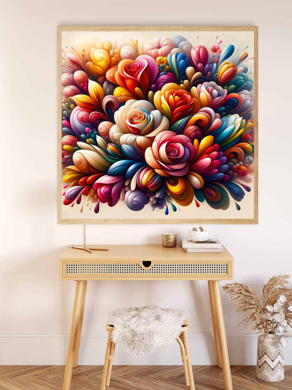 Diamond Painting - Farbenrausch der Gefühle, Blumenwelt