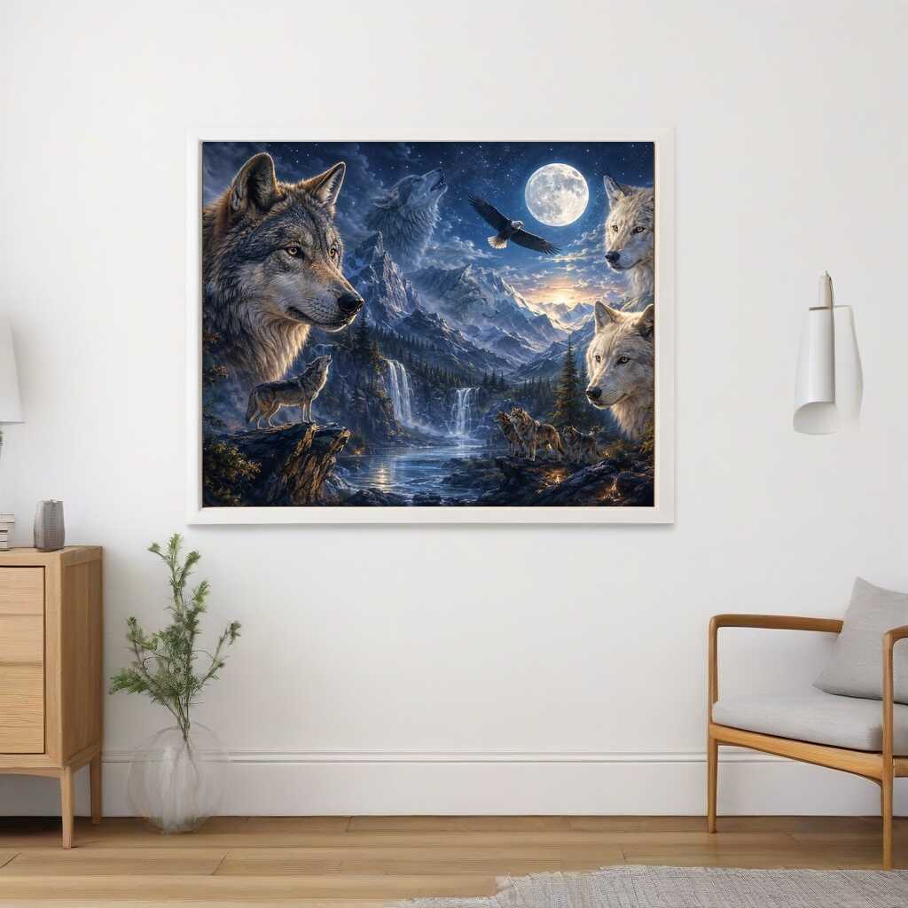 Diamond Painting - Ruf der Wildnis