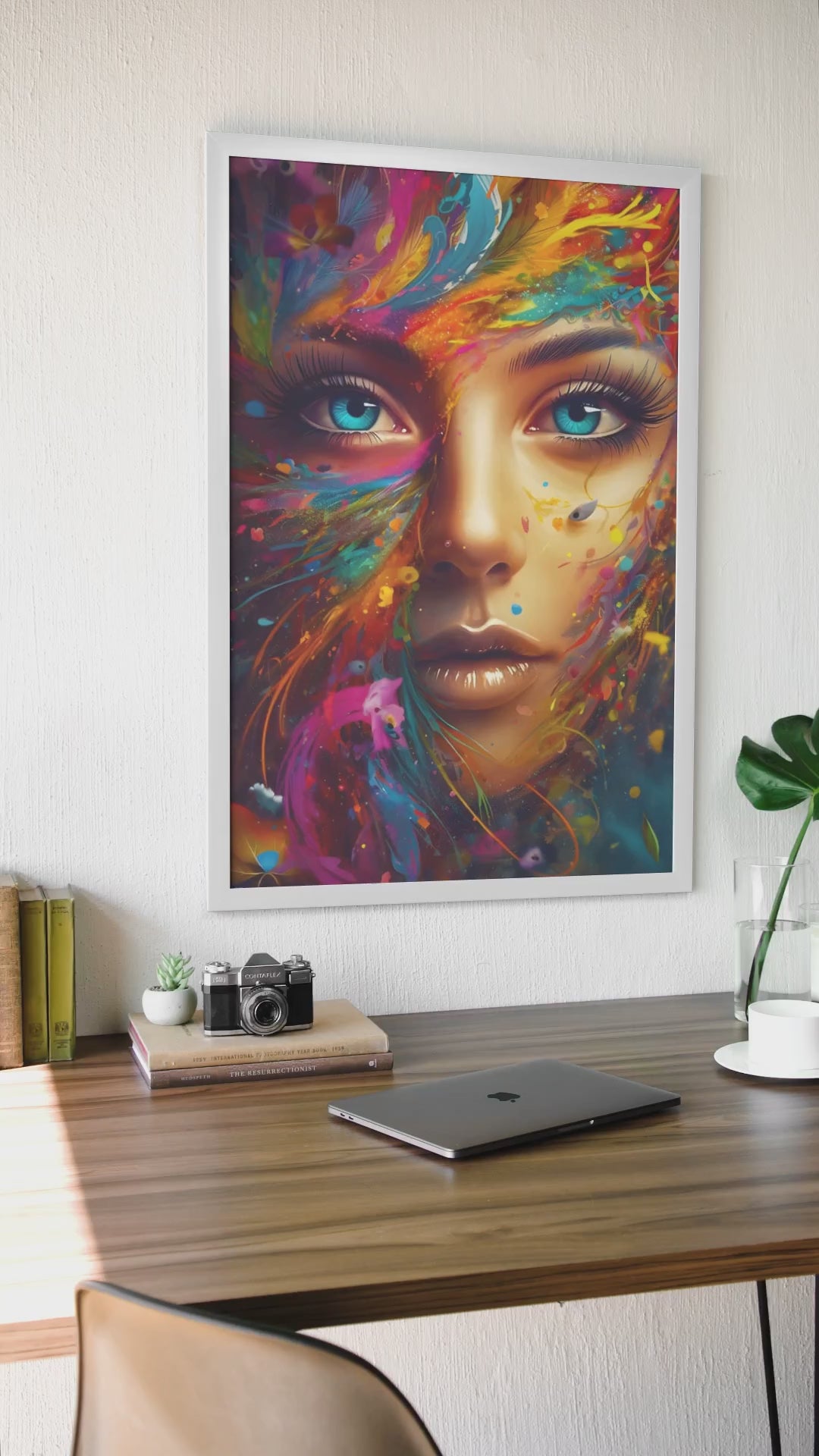 AB Diamond Painting - Colorful Woman