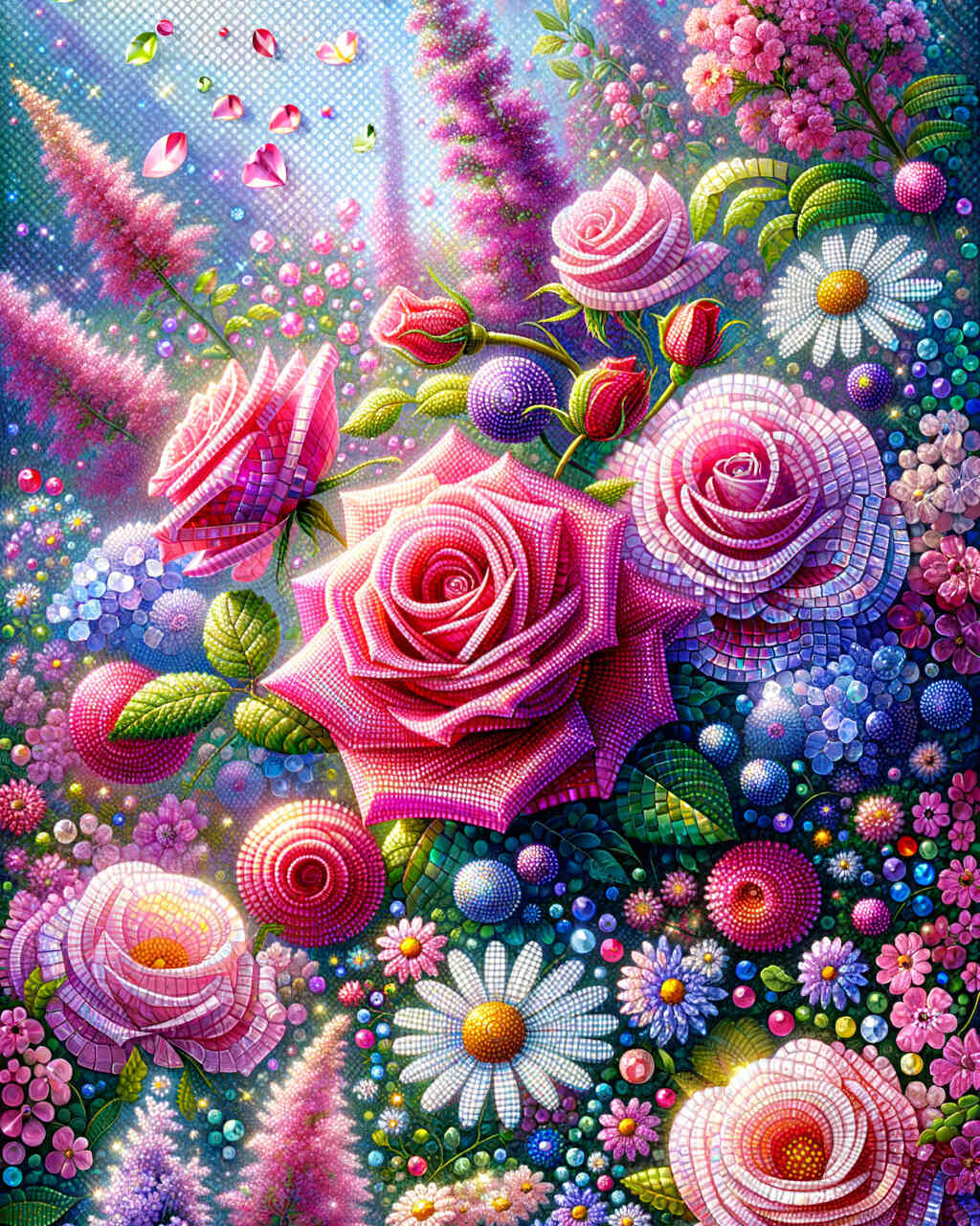 Diamond Painting - Sommerblümchen