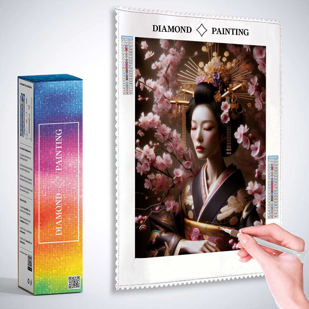 Diamond Painting - Japanische Schönheit