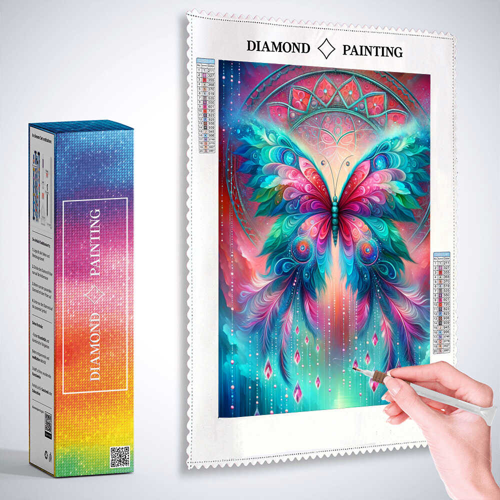 Diamond Painting - Fächerschmetterling