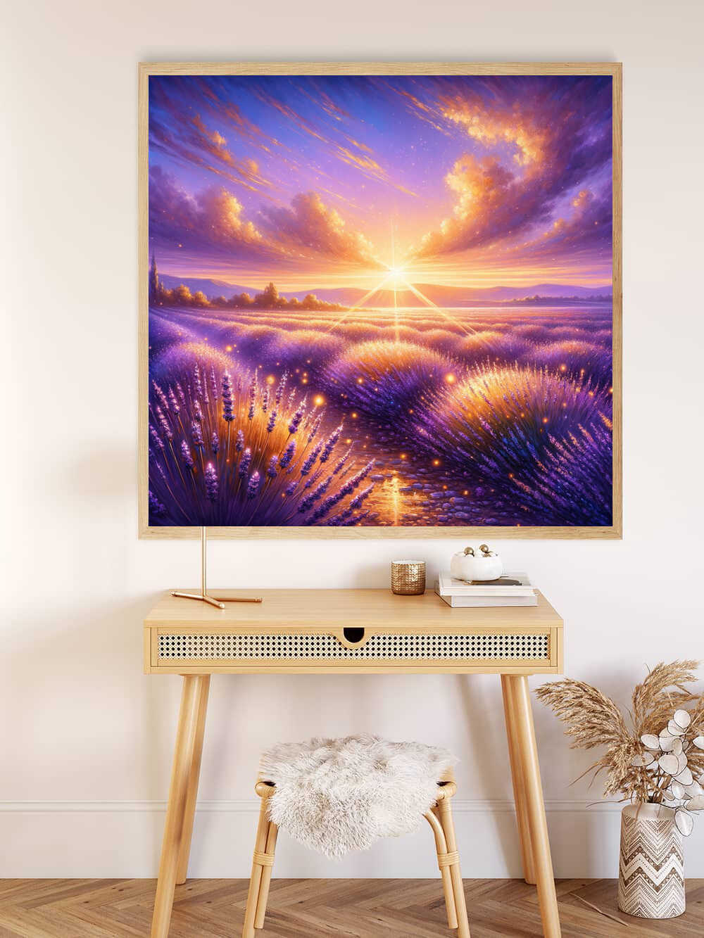 Diamond Painting - Lavendel im Sonnenschein