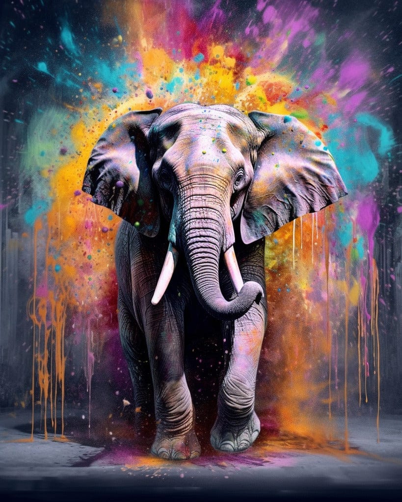 Elefant, Farbimpression
