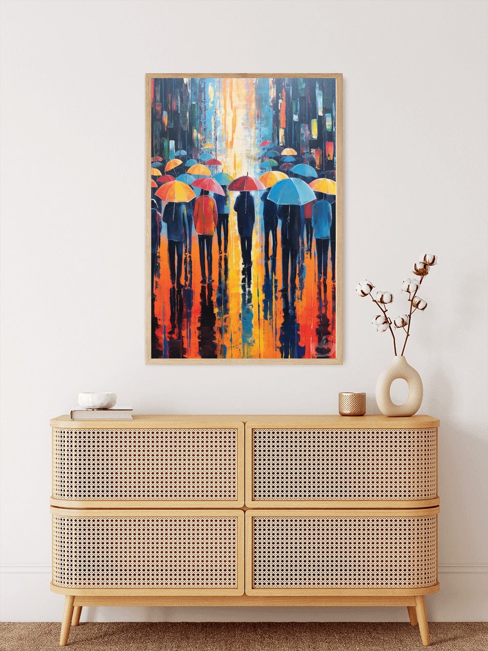 Diamond Painting - Regenschirme abstrakt