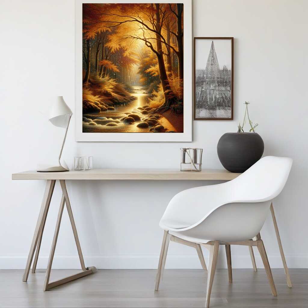 Diamond Painting - Herbsteindruck Fluss