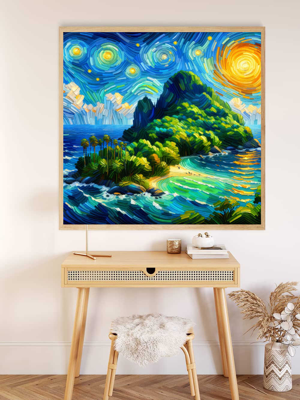 Diamond Painting - Sternennacht über dem Paradies