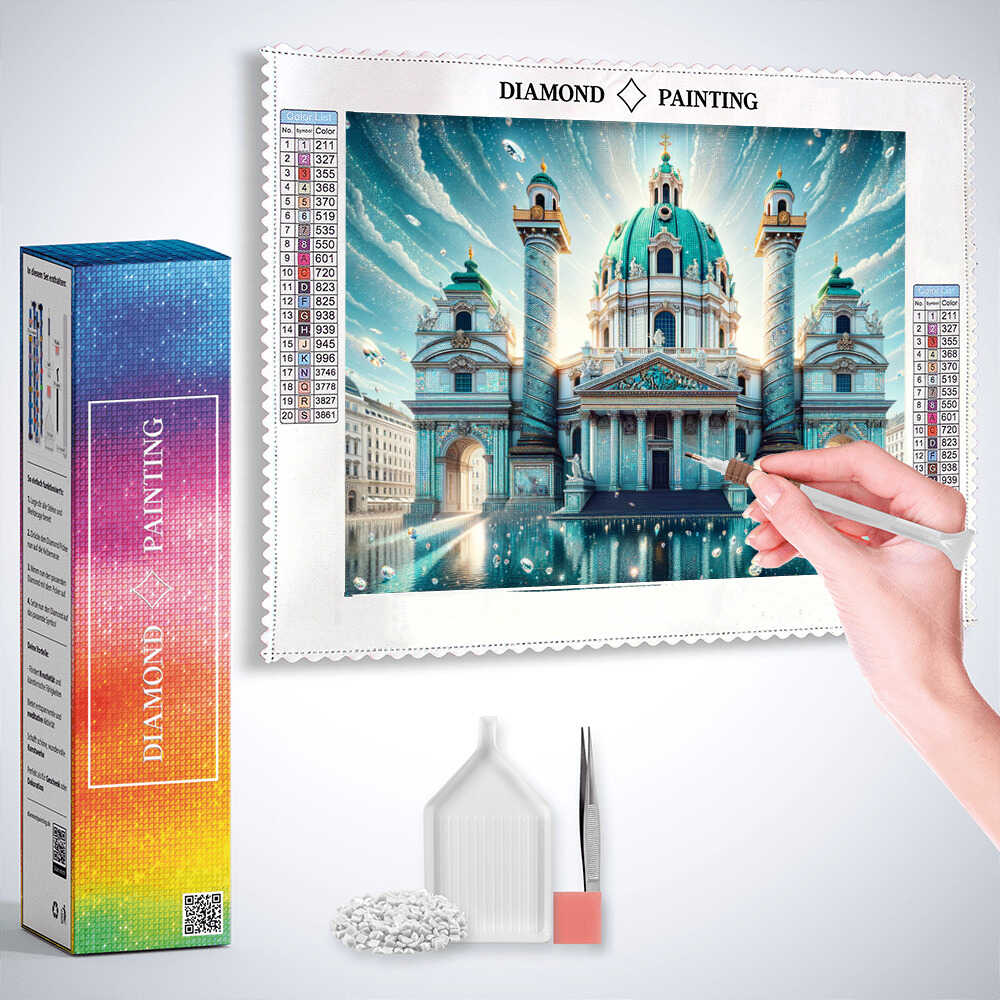 Diamond Painting - Karlskirche Wien