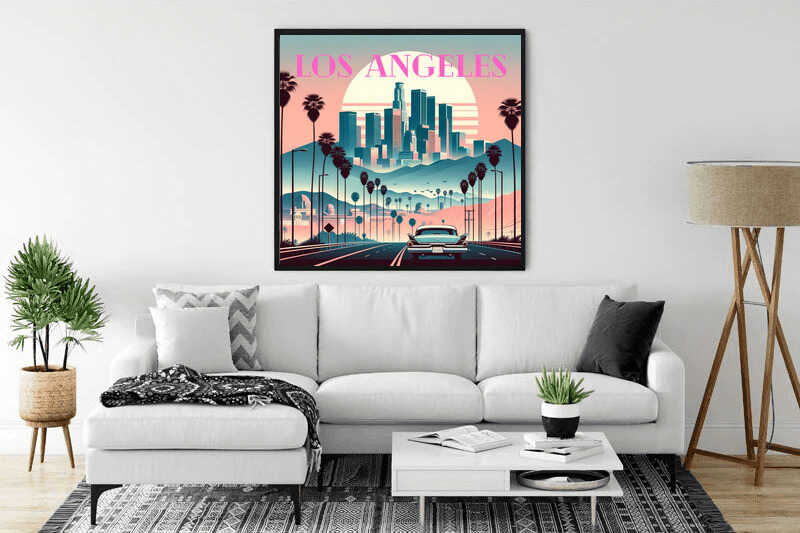 Diamond Painting - Träume von Los Angeles