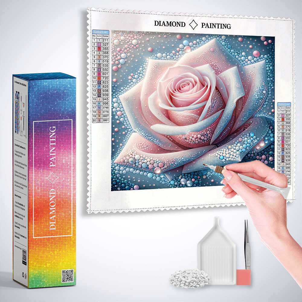 Diamond Painting - Rosa Rose