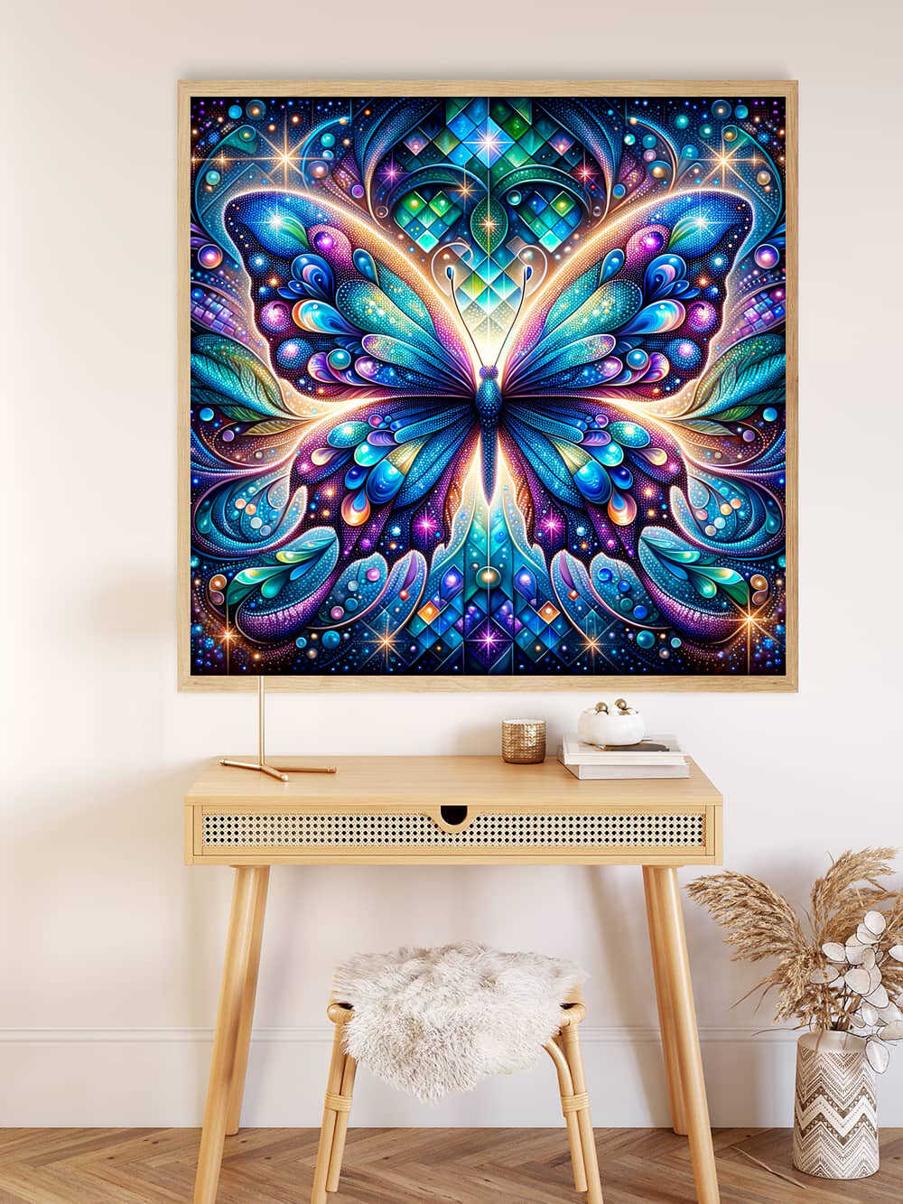 Diamond Painting - Pfauenauge, Schmetterling