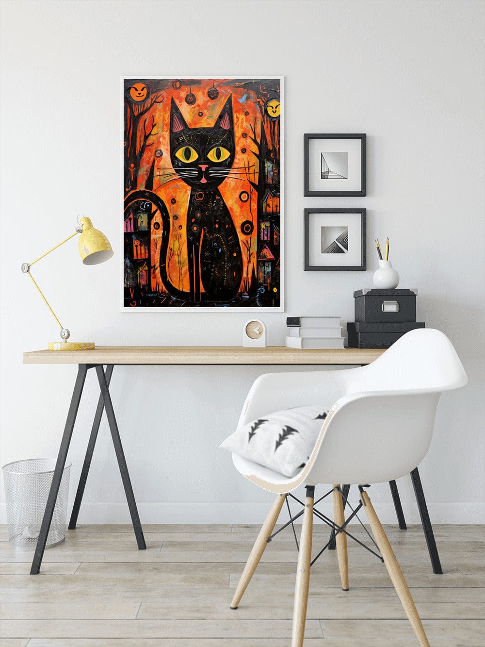 Diamond Painting - Katze in Orange