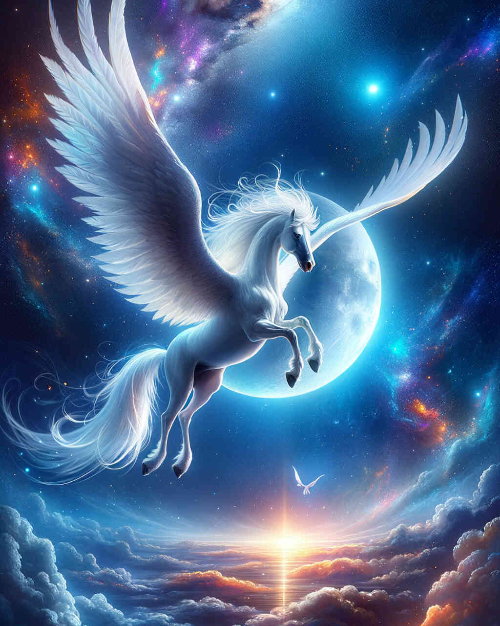 Diamond Painting - Pegasus der Nacht