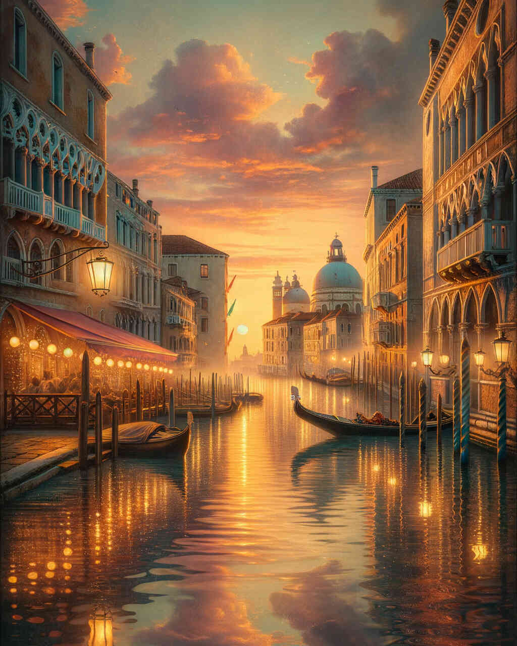 Diamond Painting - Venedig Sonnenuntergang