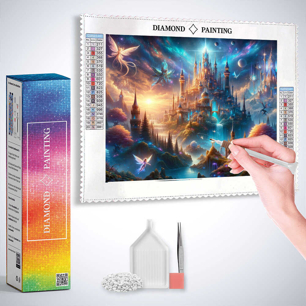 Diamond Painting - Schloss der Fantasy