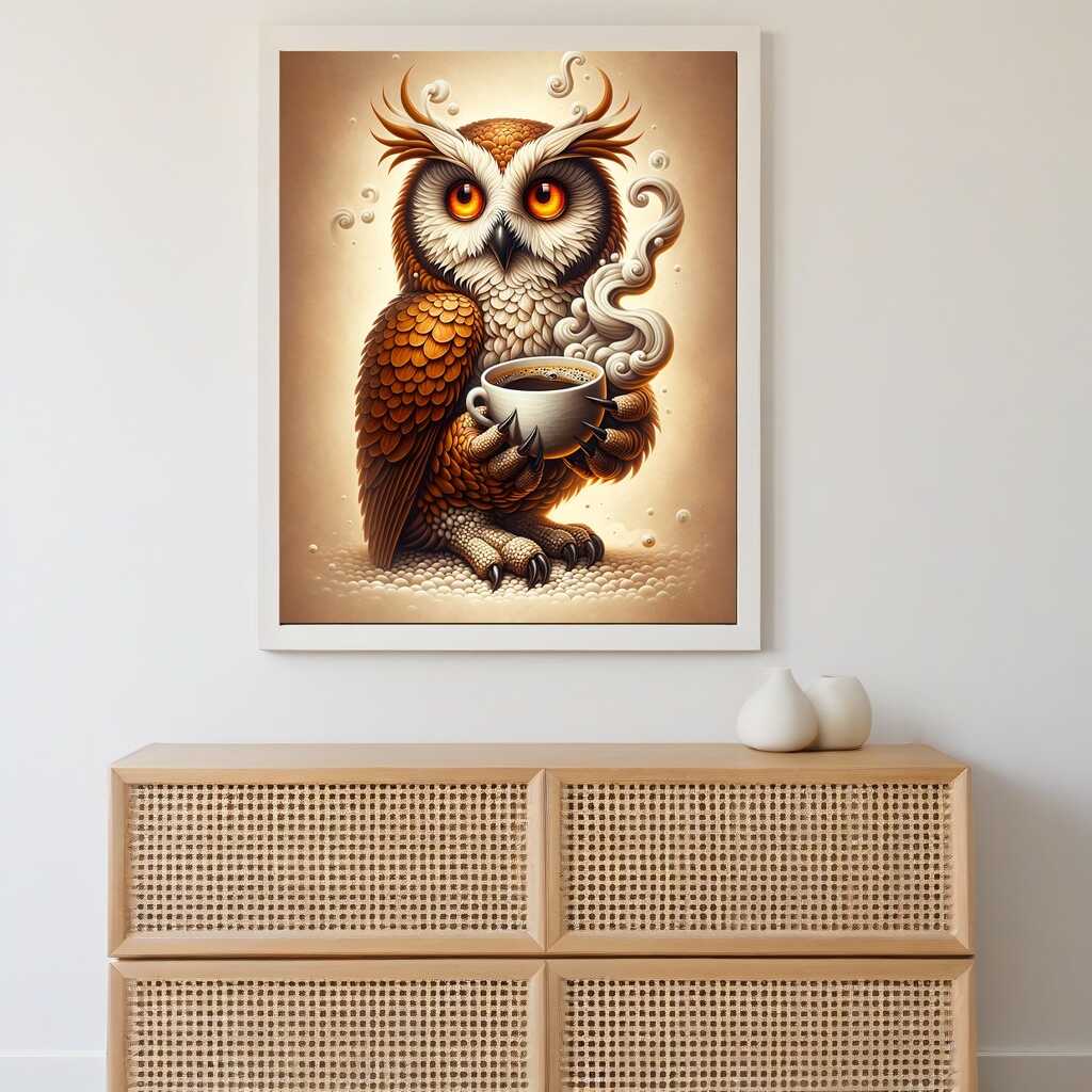 Diamond Painting Eulen