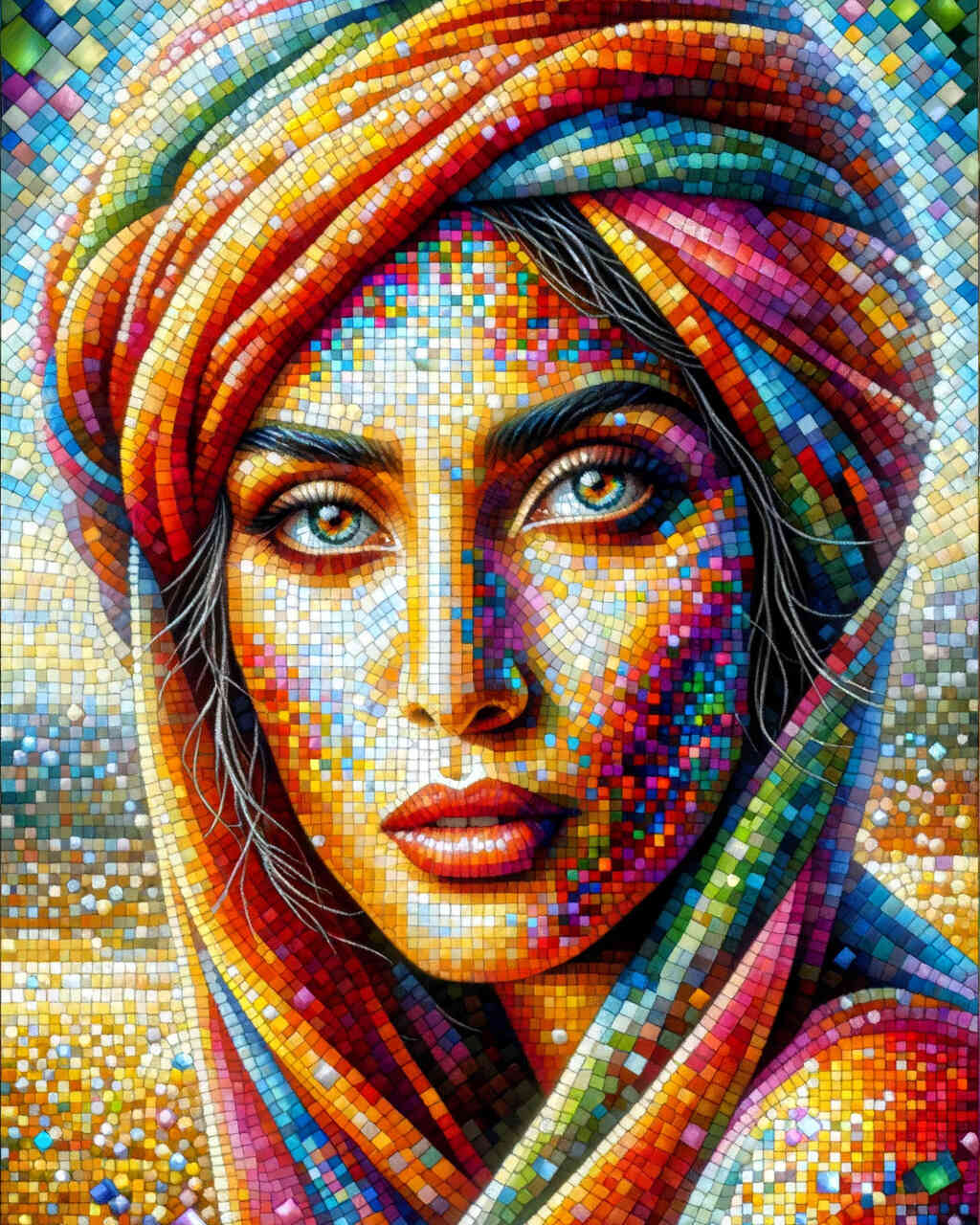 Diamond Painting - Frau mit Turban