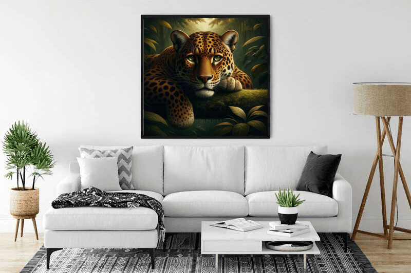 Diamond Painting - Leopard Portrait