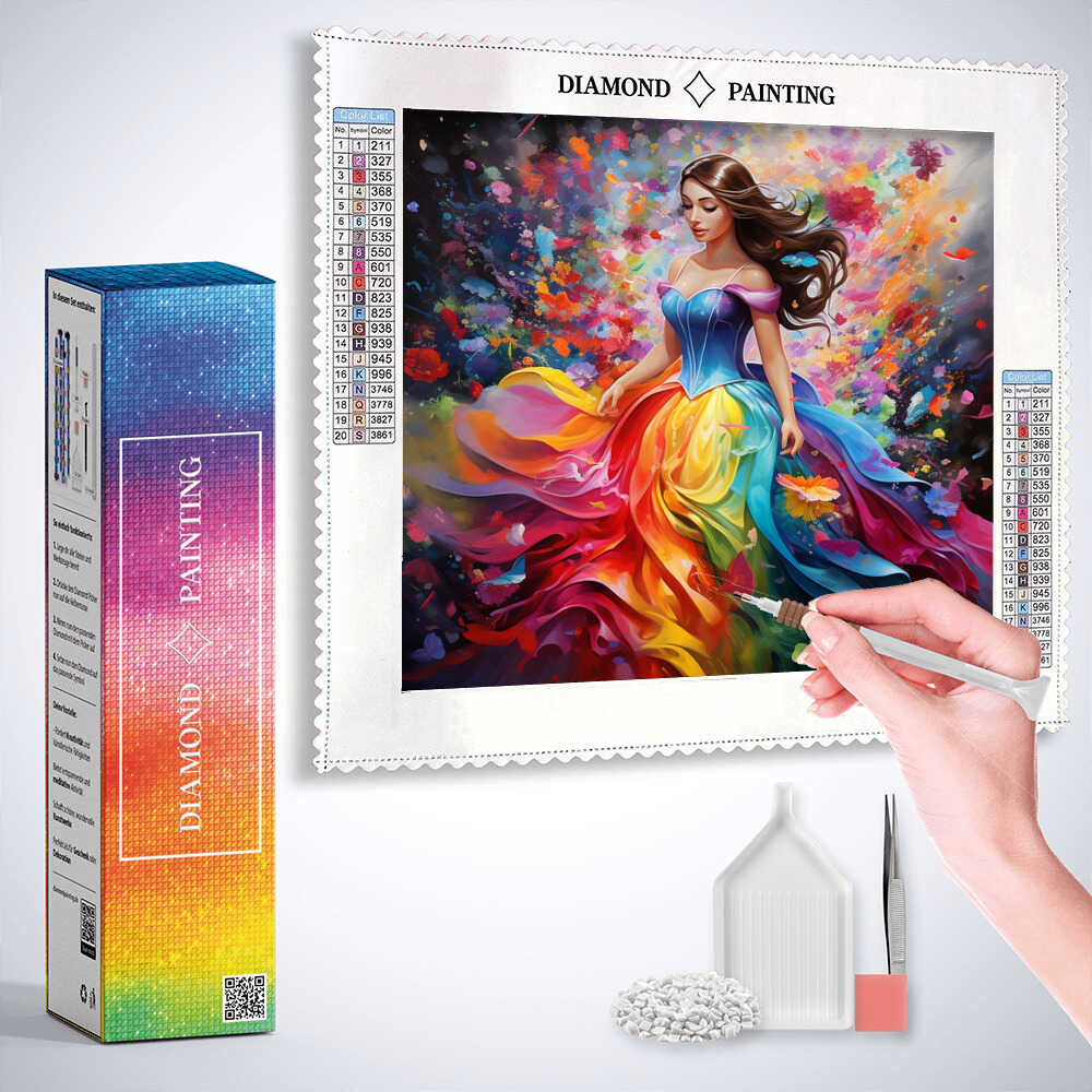 Diamond Painting - Farbenrausch der Gefühle