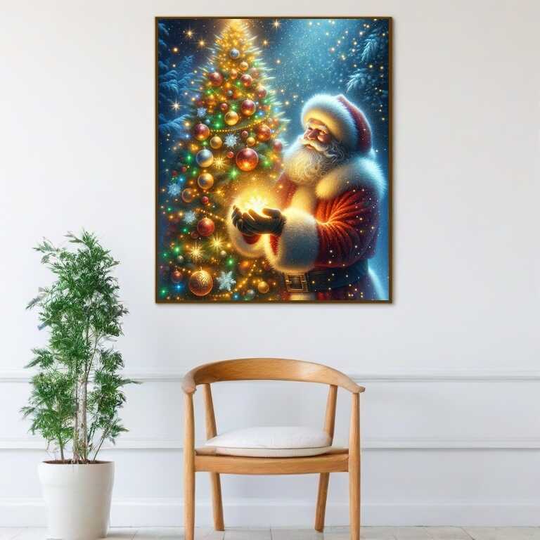 Diamond Painting - Weihnachtsbaum in den Händen