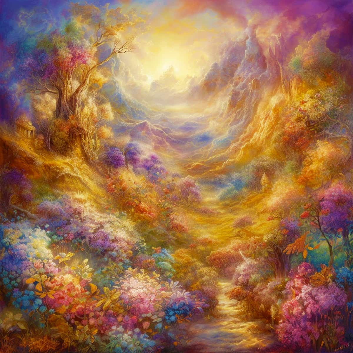 Malen nach Zahlen - Spaziergang im Wald - hochwertige Leinwand - 170523, bekannte künstler, Josephine Wall, Neu eingetroffen, Quadratisch