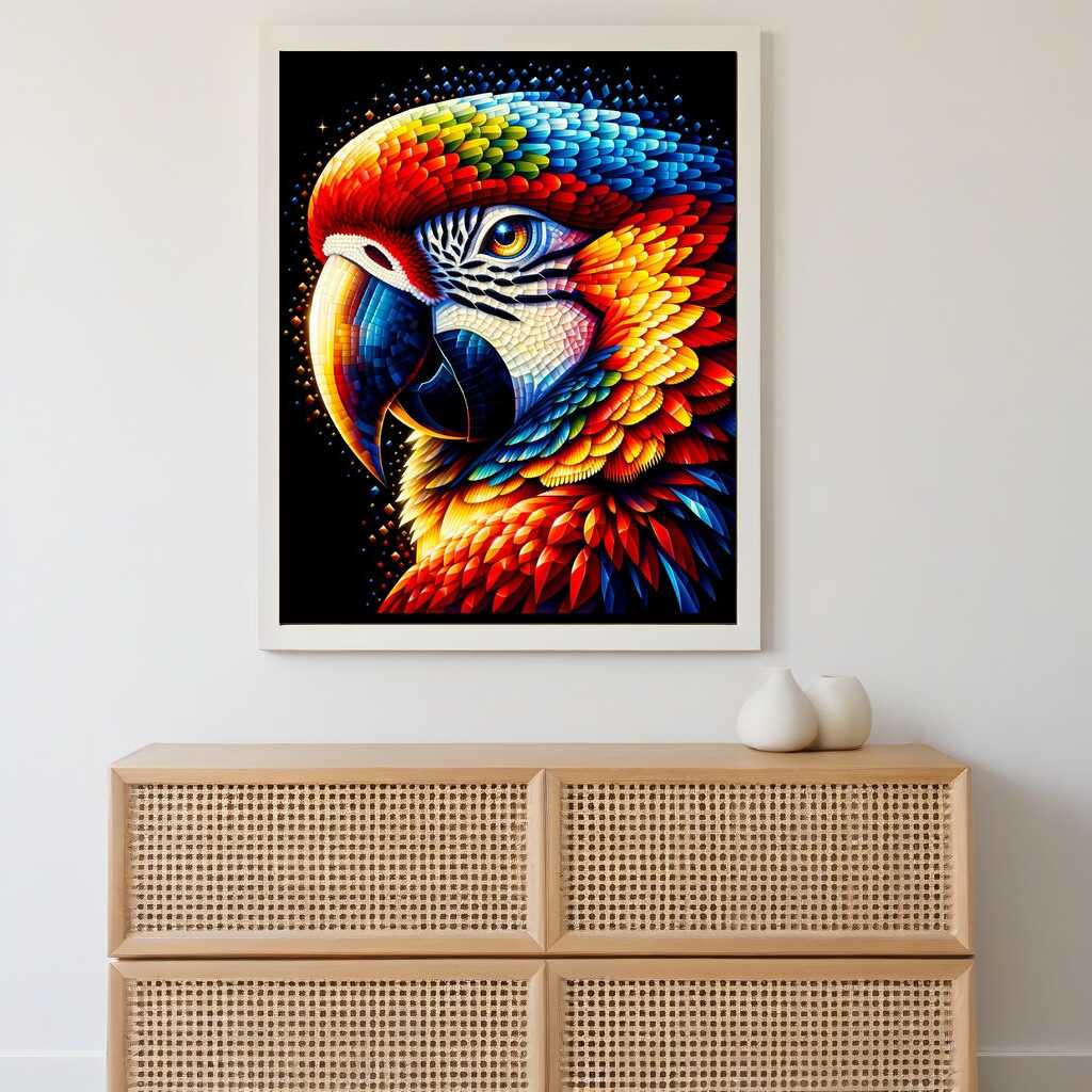 Diamond Painting - Papagei Portrait