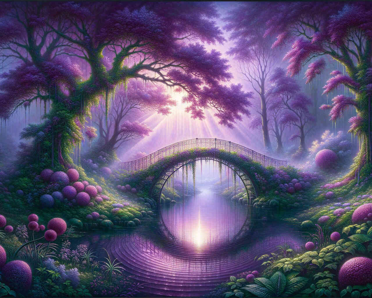 Diamond Painting - Einsame Brücke