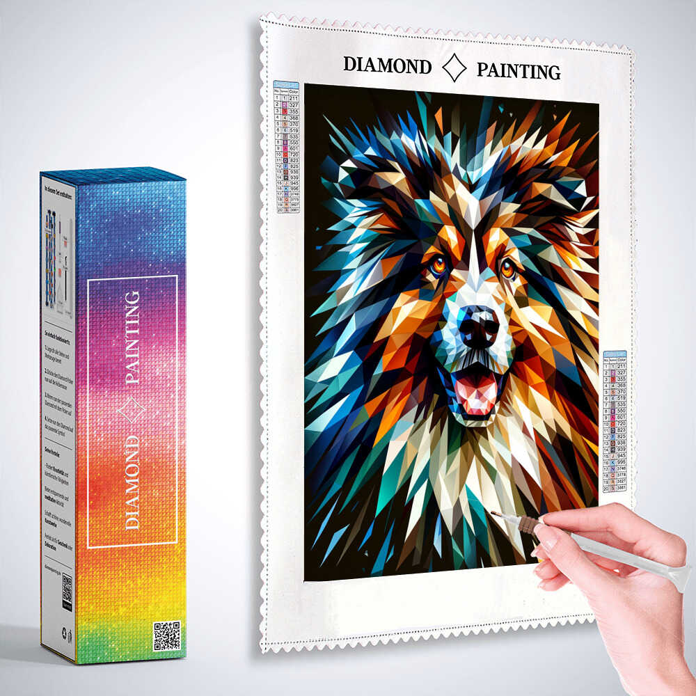 Diamond Painting - Berghund Portrait