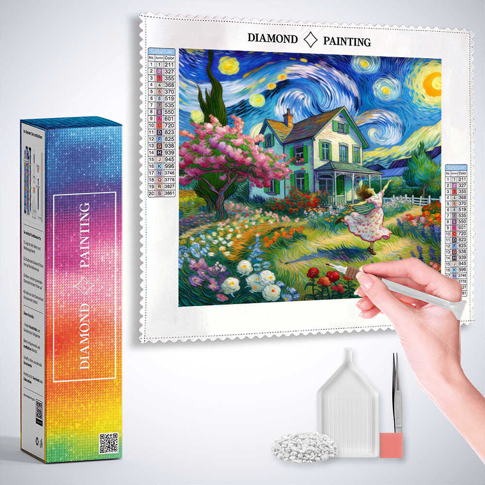 Diamond Painting - Sternennacht Flüstern