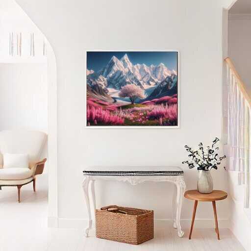 Diamond Painting - Schneebedeckte Berge